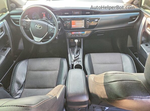 2T1BURHE5GC595946 2016 TOYOTA COROLLA Red Dashboard view