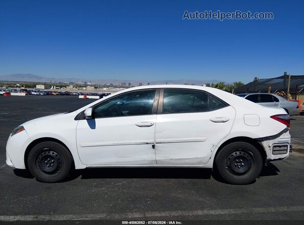 2T1BURHE5GC615192 2016 TOYOTA COROLLA White 