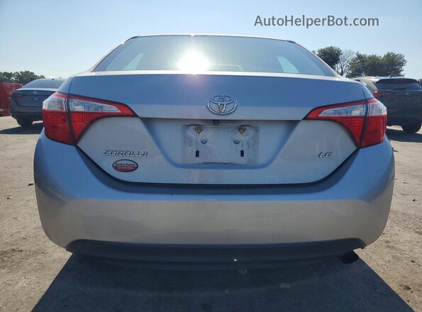 2T1BURHE5GC616150 2016 TOYOTA COROLLA Silver უკანა ხედი