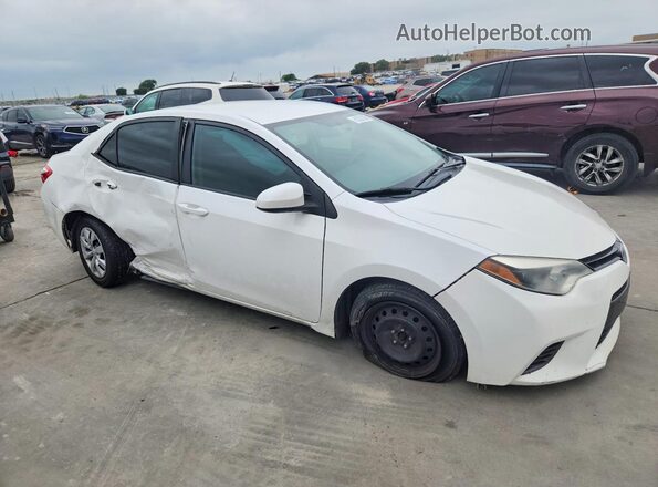 2T1BURHE5GC620800 2016 TOYOTA COROLLA White Delantero derecho