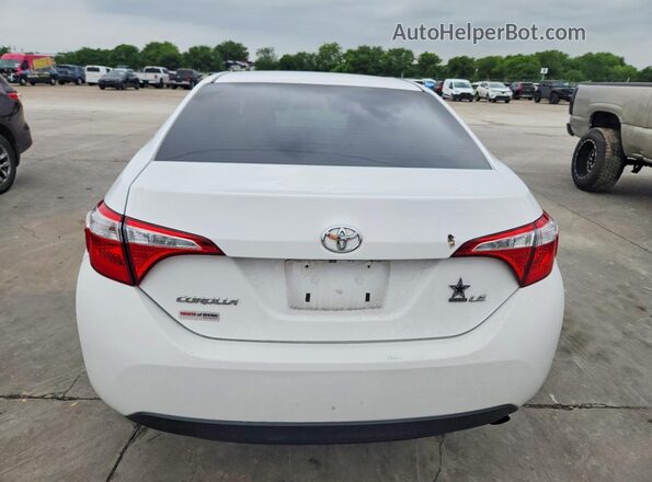 2T1BURHE5GC620800 2016 TOYOTA COROLLA White Vista trasera