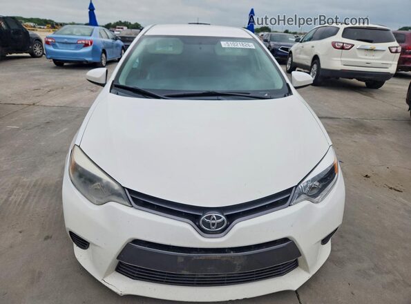 2T1BURHE5GC620800 2016 TOYOTA COROLLA White Vista frontal