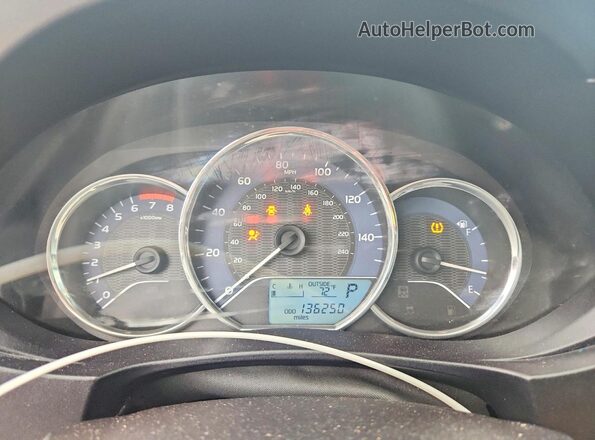 2T1BURHE5GC620800 2016 TOYOTA COROLLA White Vista del cuadro de instrumentos