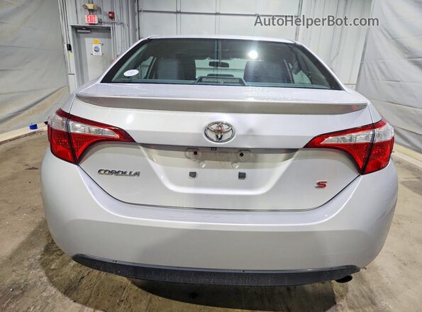 2T1BURHE5GC631974 2016 TOYOTA COROLLA Silver უკანა ხედი
