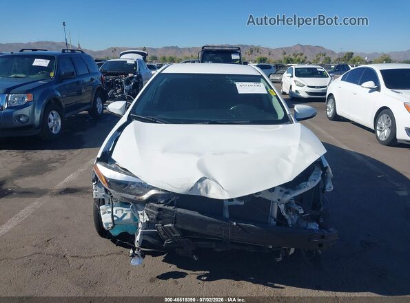 2T1BURHE5GC635135 2016 TOYOTA COROLLA White წინა ხედი