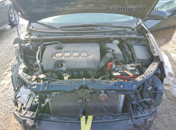 2T1BURHE5GC640951 2016 TOYOTA COROLLA Black Вид задньої частини салону