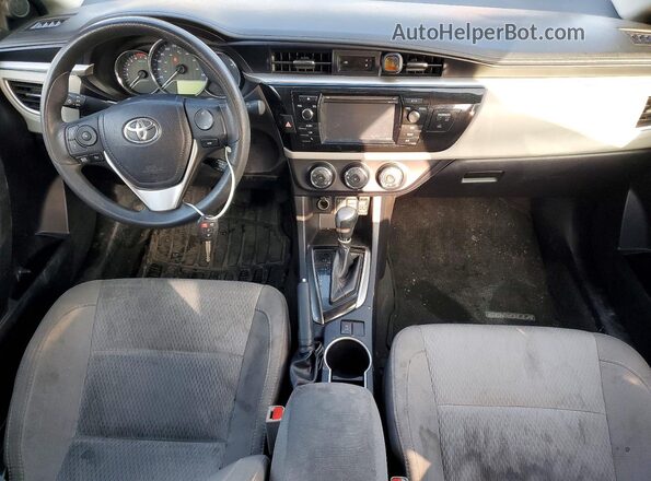 2T1BURHE5GC640951 2016 TOYOTA COROLLA Black Вид панелі приладів