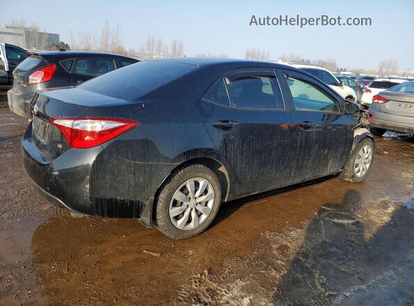 2T1BURHE5GC640951 2016 TOYOTA COROLLA Black Задня права чверть