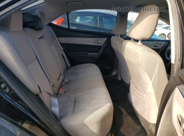 2T1BURHE5GC640951 2016 TOYOTA COROLLA Black Вид задніх сидінь