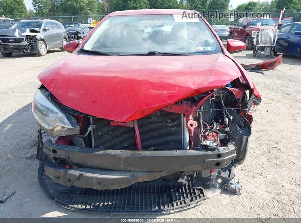2T1BURHE5GC693987 2016 TOYOTA COROLLA Red Widok wnętrza z tyłu