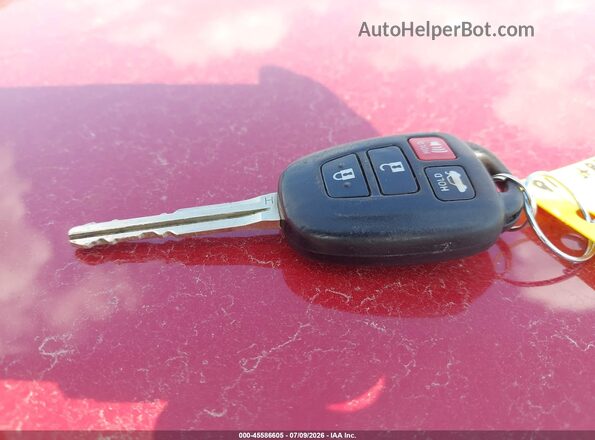 2T1BURHE5GC693987 2016 TOYOTA COROLLA Red Widok deski rozdzielczej