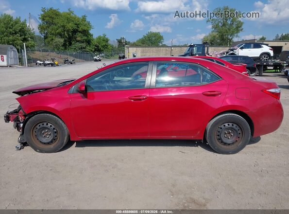 2T1BURHE5GC693987 2016 TOYOTA COROLLA Red 