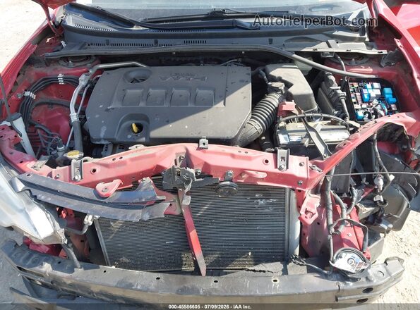 2T1BURHE5GC693987 2016 TOYOTA COROLLA Red Widok z tyłu