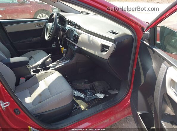 2T1BURHE5GC693987 2016 TOYOTA COROLLA Red Widok wnętrza z przodu