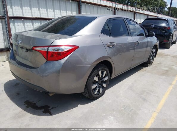 2T1BURHE5GC699045 2016 TOYOTA COROLLA Желто-коричневый Задняя правая четверть
