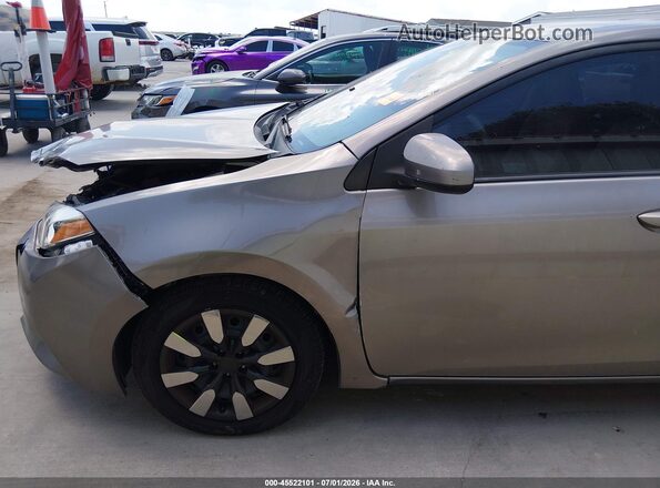 2T1BURHE5GC699045 2016 TOYOTA COROLLA Желто-коричневый 