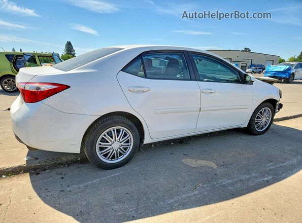 2T1BURHE5GC729029 2016 TOYOTA COROLLA White Tył prawy