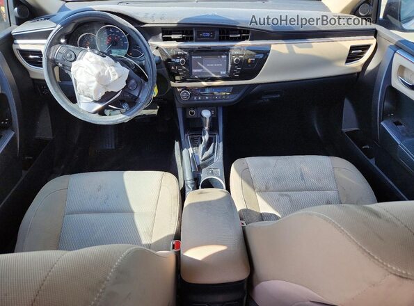 2T1BURHE5GC729029 2016 TOYOTA COROLLA White Widok deski rozdzielczej
