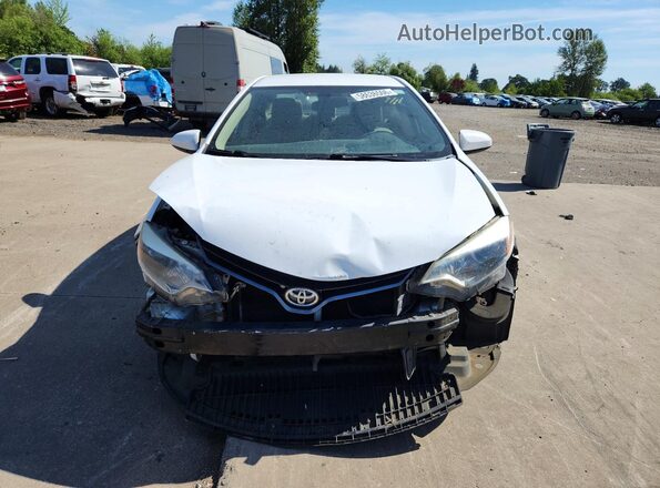 2T1BURHE5GC729029 2016 TOYOTA COROLLA White Widok z przodu