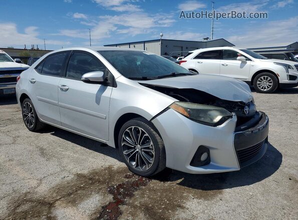 2T1BURHE5GC731332 2016 TOYOTA COROLLA Silver Przód prawy
