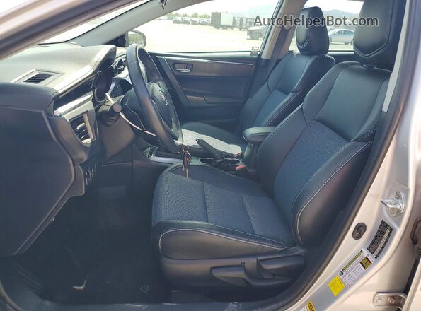2T1BURHE5GC731332 2016 TOYOTA COROLLA Silver Widok wnętrza z przodu