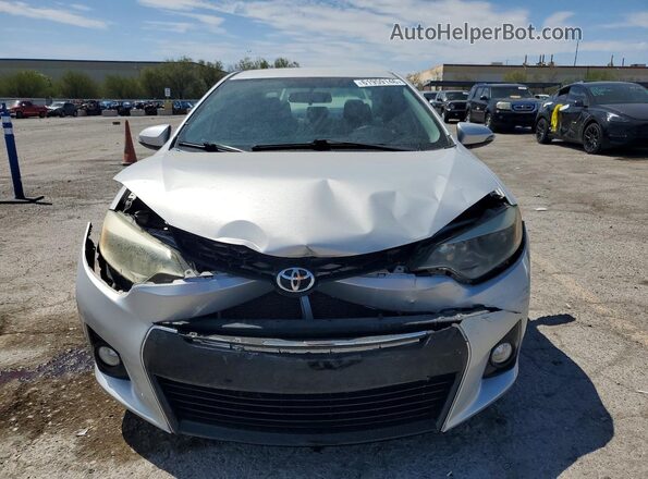 2T1BURHE5GC731332 2016 TOYOTA COROLLA Silver Widok z przodu