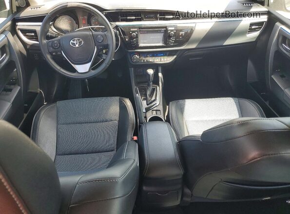 2T1BURHE5GC731332 2016 TOYOTA COROLLA Silver Widok deski rozdzielczej