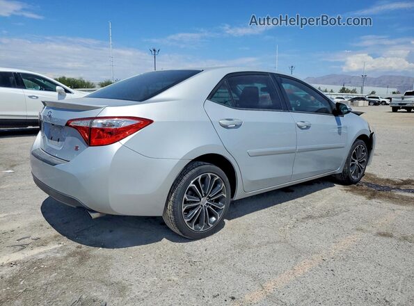 2T1BURHE5GC731332 2016 TOYOTA COROLLA Silver Tył prawy