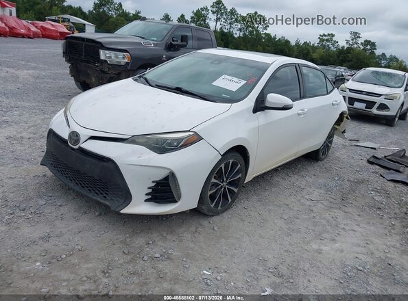 2T1BURHE5HC752361 2017 TOYOTA COROLLA White Przód lewy