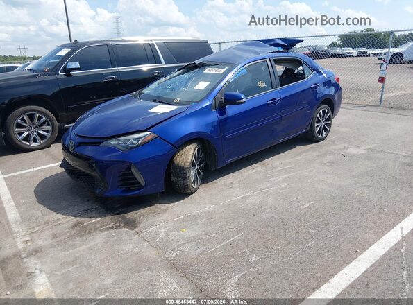 2T1BURHE5HC754174 2017 TOYOTA COROLLA Синий Передняя левая четверть