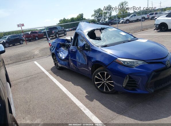 2T1BURHE5HC754174 2017 TOYOTA COROLLA Синий Вид спереди