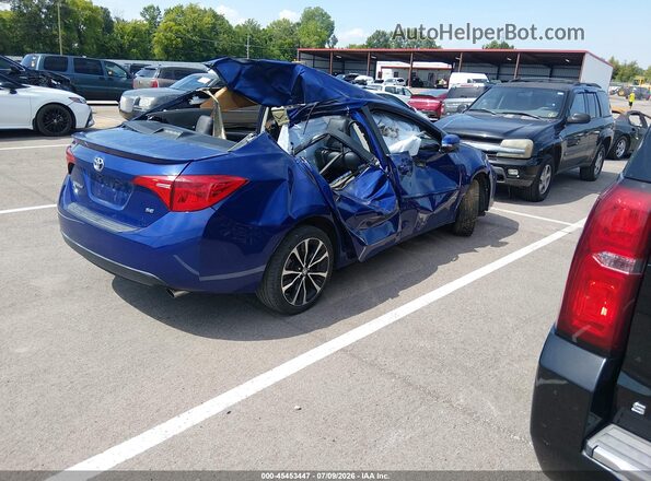 2T1BURHE5HC754174 2017 TOYOTA COROLLA Синий Задняя правая четверть