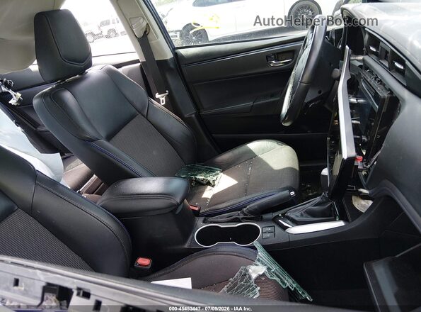 2T1BURHE5HC754174 2017 TOYOTA COROLLA Синий Вид салона спереди