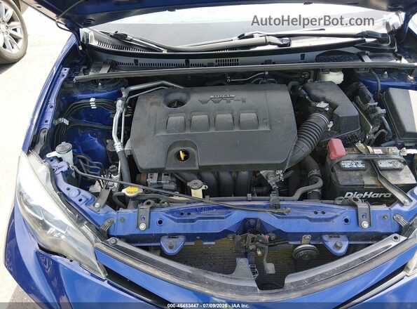 2T1BURHE5HC754174 2017 TOYOTA COROLLA Синий Вид сзади