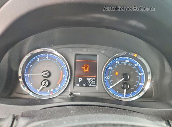 2T1BURHE5HC760525 2017 TOYOTA COROLLA Silver Widok zestawu wskaźników