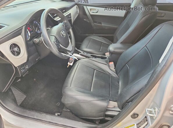 2T1BURHE5HC760525 2017 TOYOTA COROLLA Silver Widok wnętrza z przodu