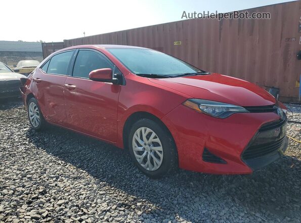 2T1BURHE5HC775350 2017 TOYOTA COROLLA Red Przód prawy