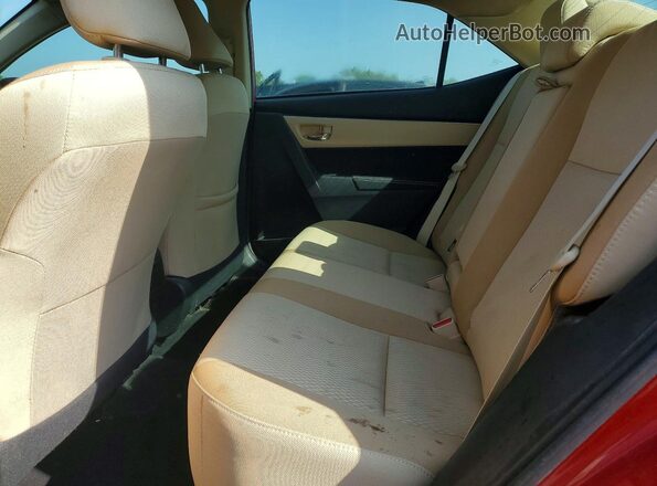 2T1BURHE5HC775350 2017 TOYOTA COROLLA Red Widok tylnych siedzeń