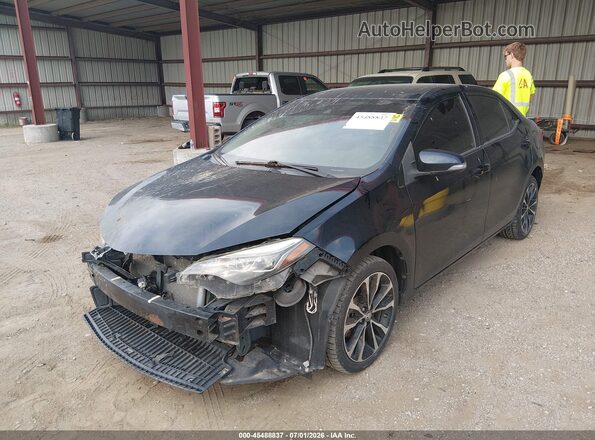 2T1BURHE5HC794934 2017 TOYOTA COROLLA Dark Blue Przód lewy