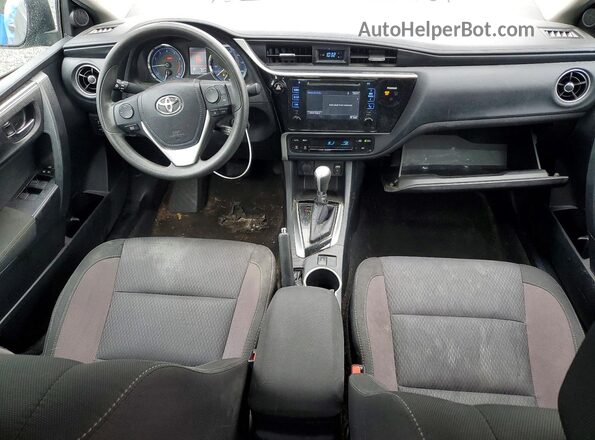 2T1BURHE5HC817760 2017 TOYOTA COROLLA Blue Առջևի վահանակի տեսք