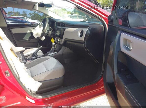 2T1BURHE5HC849494 2017 TOYOTA COROLLA Красный Вид салона спереди