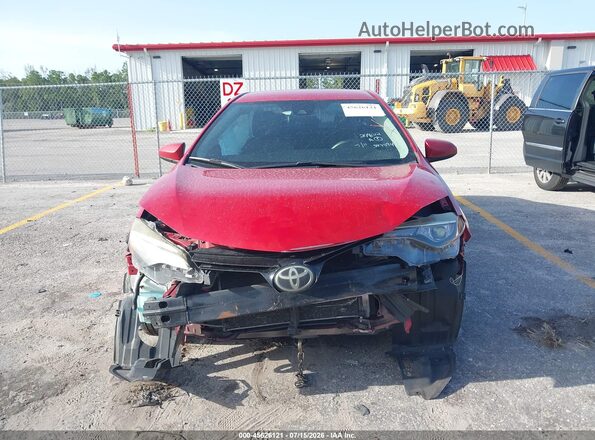 2T1BURHE5HC849494 2017 TOYOTA COROLLA Красный Вид спереди