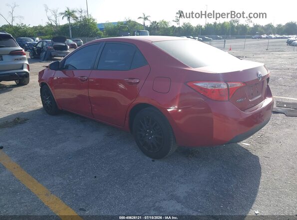 2T1BURHE5HC849494 2017 TOYOTA COROLLA Красный Задняя левая четверть