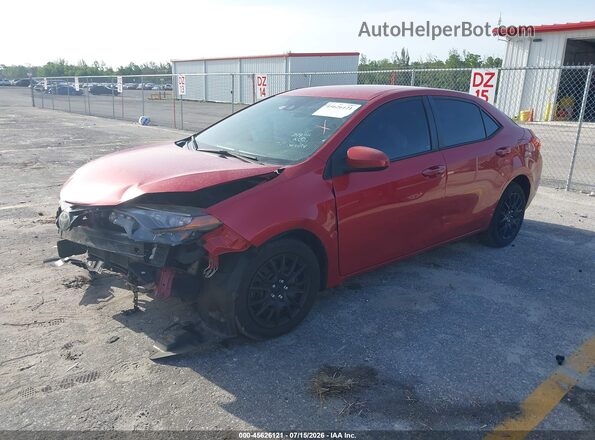 2T1BURHE5HC849494 2017 TOYOTA COROLLA Красный Передняя левая четверть