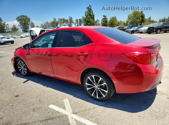 2T1BURHE5HC850029 2017 TOYOTA COROLLA Red Tył lewy