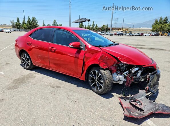 2T1BURHE5HC850029 2017 TOYOTA COROLLA Red Przód prawy