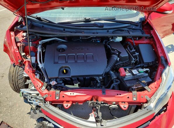 2T1BURHE5HC850029 2017 TOYOTA COROLLA Red Widok wnętrza z tyłu