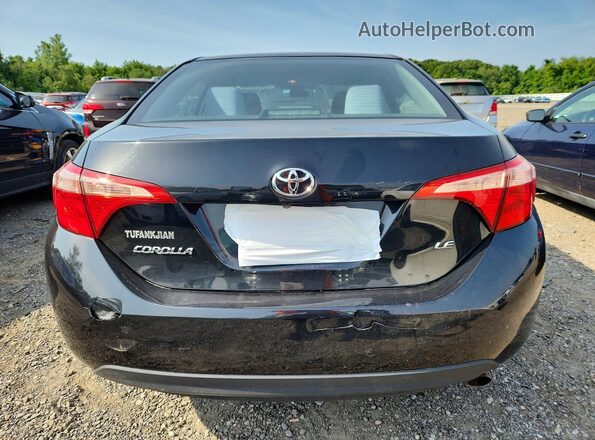 2T1BURHE5HC851987 2017 TOYOTA COROLLA Black უკანა ხედი