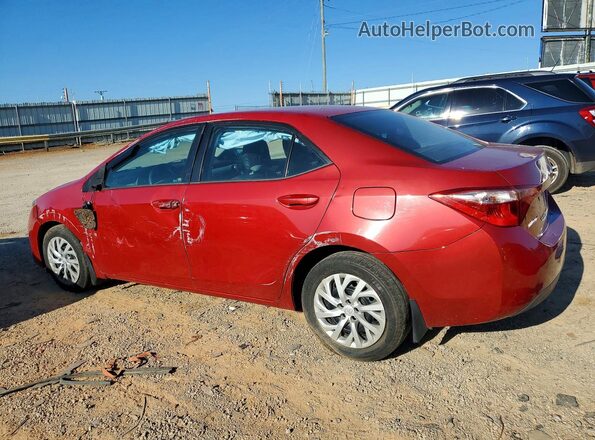 2T1BURHE5HC872063 2017 TOYOTA COROLLA Red უკანა მარცხენა