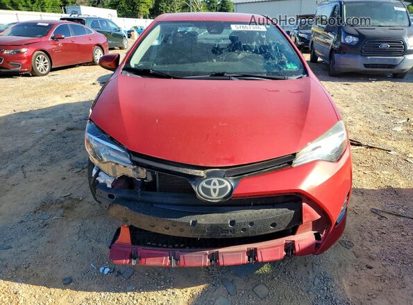 2T1BURHE5HC872063 2017 TOYOTA COROLLA Red წინა ხედი